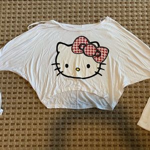 Hello Kitty long sleeved crop top